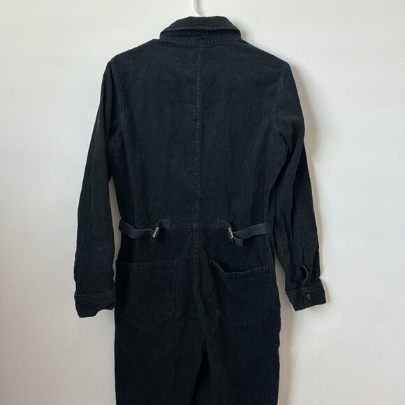 Outerknown Black Corduroy Jumpsuit‎ Size: M - Picture 7 of 12